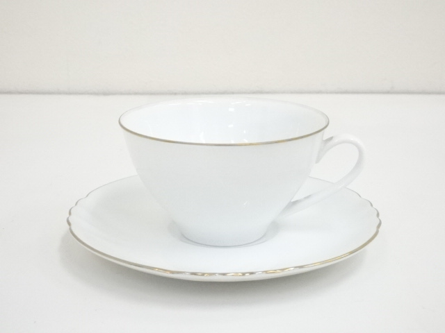 JAPANESE PORCELAIN PLATE CUP & SAUCER SET BY OKURA 